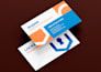 design business card and brand identity